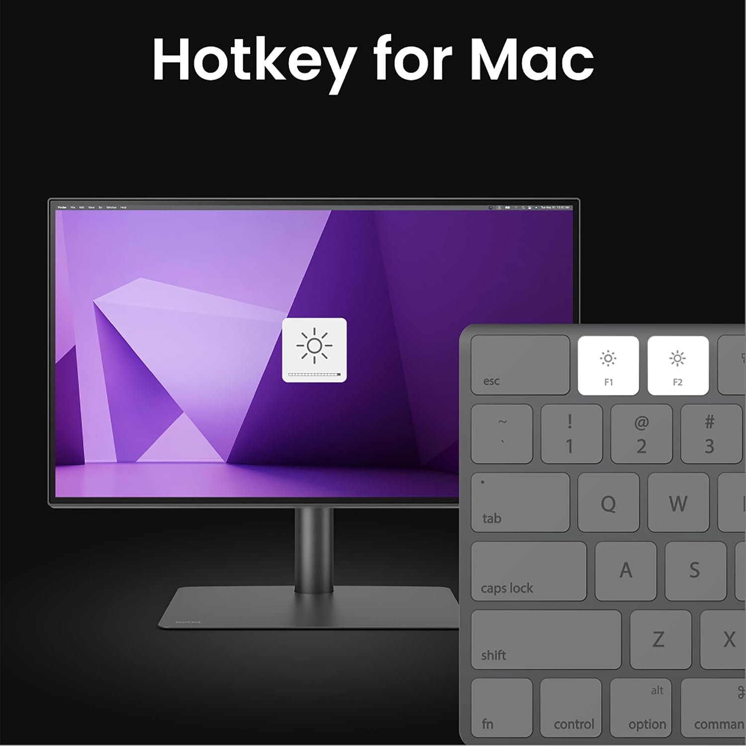 BenQ PD3225U 32 Inch 4K IPS UHD Thunderbolt Monitor for MacBook, AQCOLOR, 98% P3 100% sRGB & Rec.709 Uniformity, Factory Calibration, USB-C 85W, USB Hub, Daisy Chain, KVM Switch (Renewed)