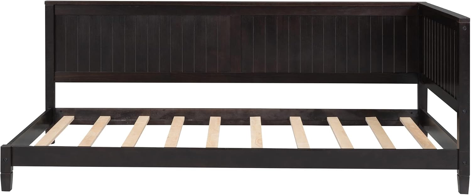 Merax Twin Size Daybed Wood Sofa Bed, Espresso