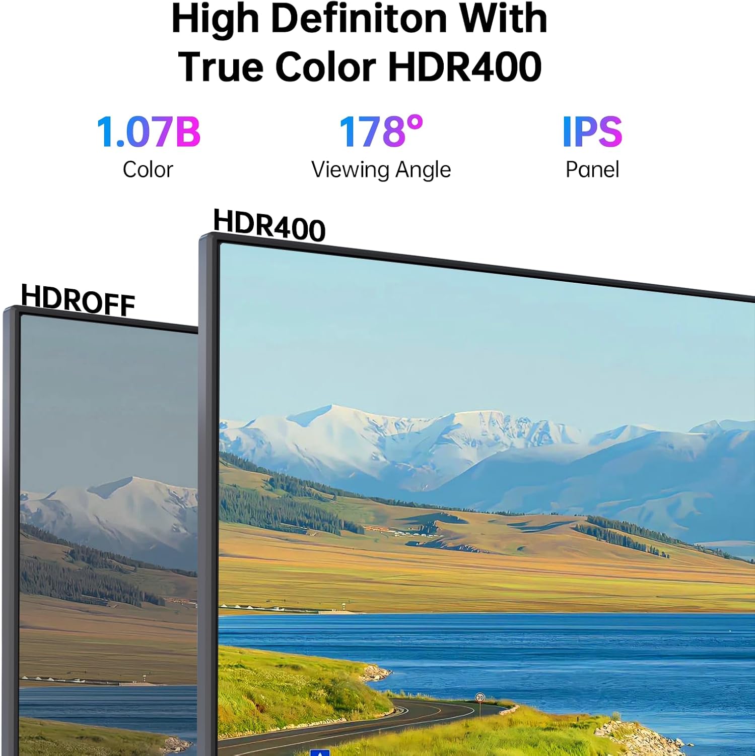 KTC 27 Inch 4K UHD Computer Monitor, IPS 3840×2160 Monitor with HDR400, DCI-P3 95%, 1.07 Billion Colors, HDMI DisplayPort, 60Hz PC Monitor, H27P27