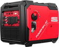 PowerSmart 4800W Portable Inverter Generator, Gas Powered Quiet Inverter Generator with Electric Start & CO Alarm, 223cc Engine Eco-Mode RV Ready for Home Backup, Camping, Tailgating
