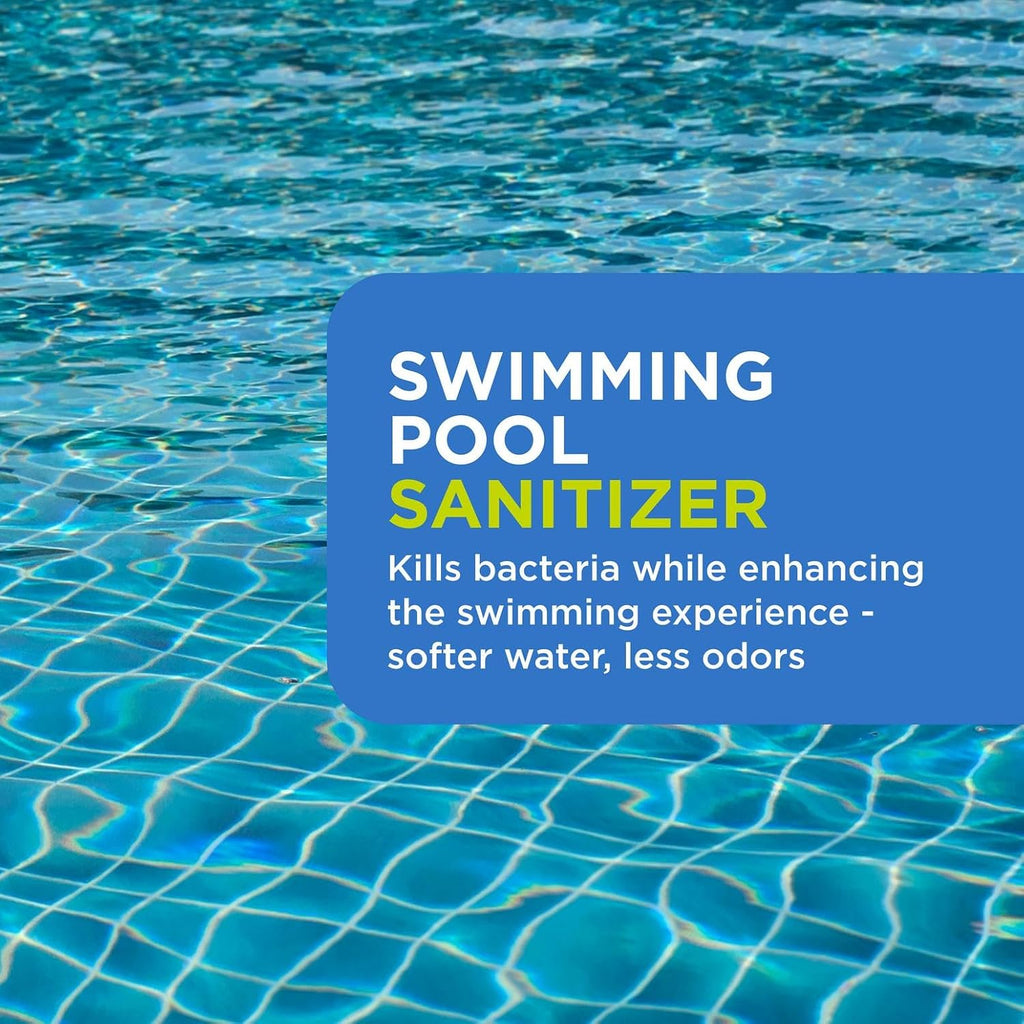 Flippin' FROG XL Floating Sanitizer System for Pools 5,000 to 10,000 Gallons - Prefilled Floater with Sanitizing Minerals and Chlorine for Easy Pool Treatment & Maintenance - 4 Month Bundle+