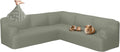 Sectional Couch Covers L Shape Sofa Cover 1-Piece Stretch Corner Couch Covers Non Slip Washable Sofa Slipcovers Soft Fleece Furniture Protector for Dogs Pet (Medium, Grayish Green)