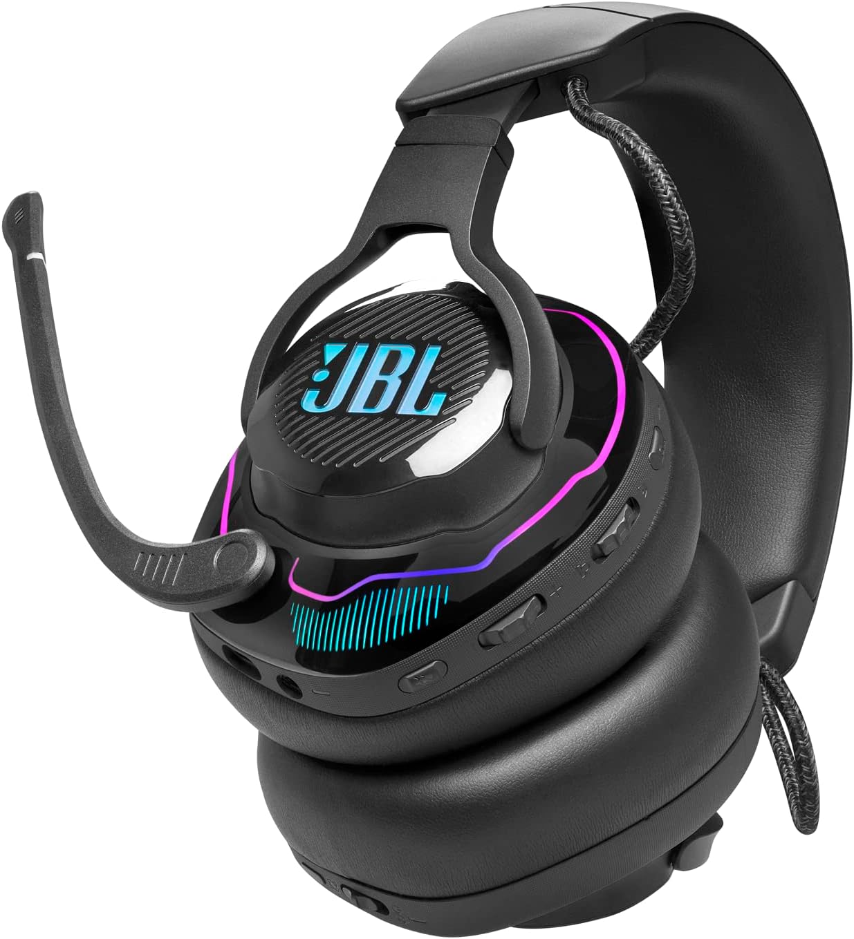 JBL Quantum 910 Wireless Gaming Headset, Black, Large (Renewed)