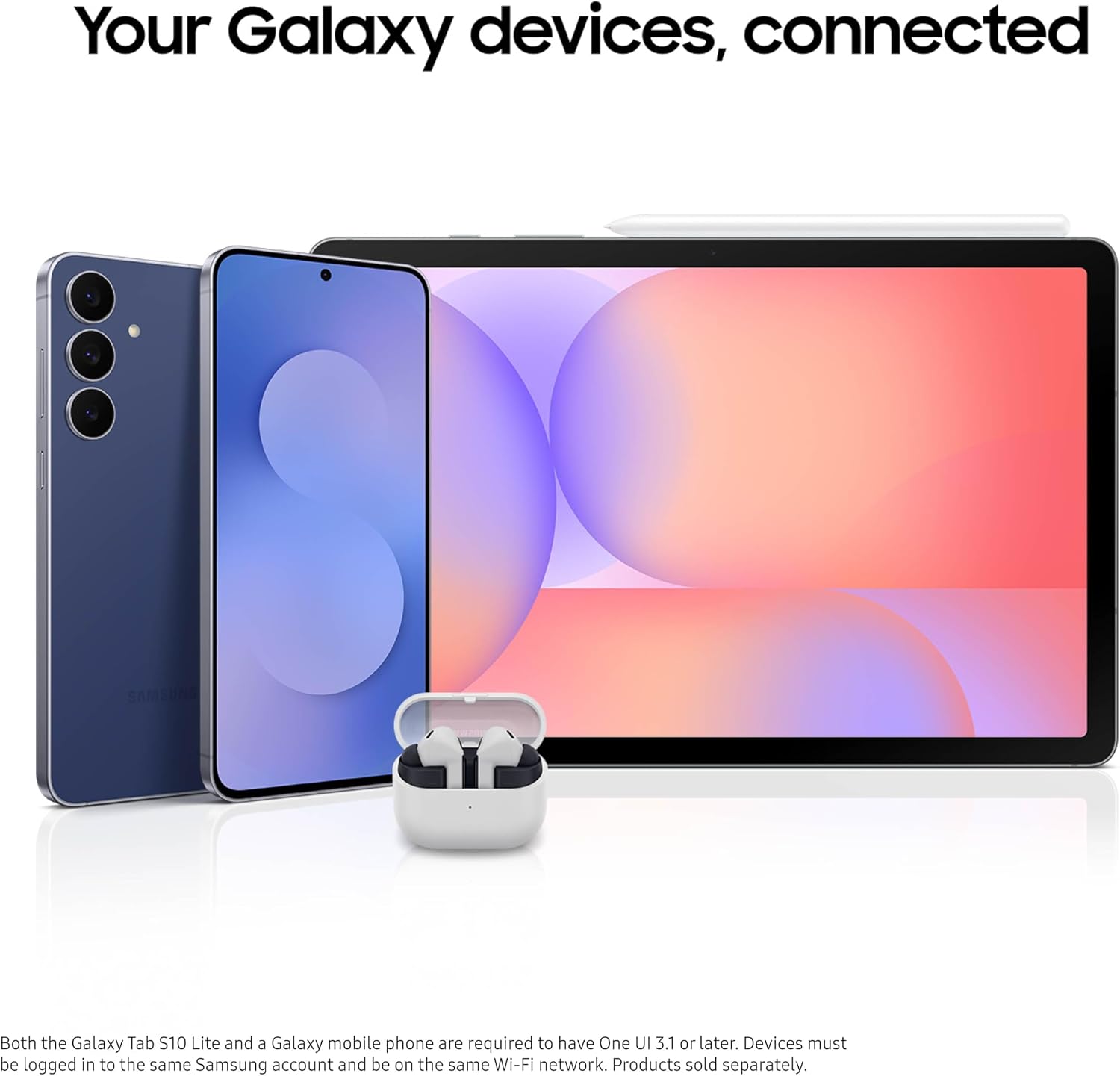 Samsung Galaxy Tab S10 Lite, 6GB RAM, 128GB, 2TB Expand, Long Battery Life, 10.9' LCD, S Pen for Note-Taking, Exynos 1380, Circle to Search, AI Tools, Gray