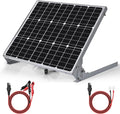 SUNER POWER 12V 50W Solar Battery Charger Maintainer, Built-in UltraSmart MPPT Controller, Adjustable Mount Bracket, Waterproof 50 Watt Solar Panel Kit for 12 Volt SLA Deey Cycle AGM Lifepo4 Battery