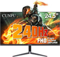 CUNPU 24 Inch 240Hz Gaming Monitor, 1080p FHD, Fast VA Panel, 1ms Adaptive Sync, Ultra Slim Frame, 16.7M Colors, sRGB 100%, HDMI 2.1 & DP 1.4, VESA, Eye Care, for PS5, Xbox, Gaming Computer Monitor