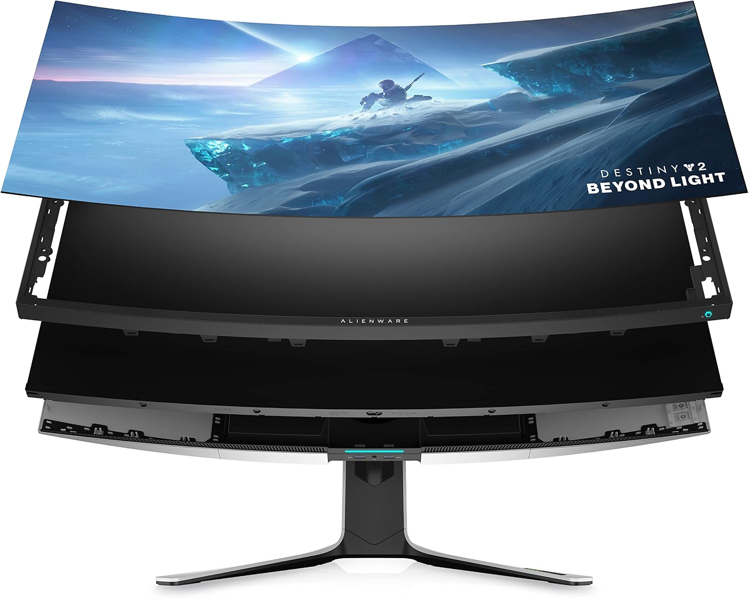 Alienware Ultrawide Curved Gaming Monitor 38 Inch, 144Hz Refresh Rate, 3840 x 1600 WQHD , IPS, NVIDIA G-SYNC Ultimate, 1ms Response Time, 2300R Curvature, VESA Display HDR 600, AW3821DW - White