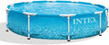 Intex 28206EH Large Round Above Ground Swimming Pool with Reinforced Sidewalls and Metal Frame for Backyard or Outdoor Use, 10 Foot by 30 Inch