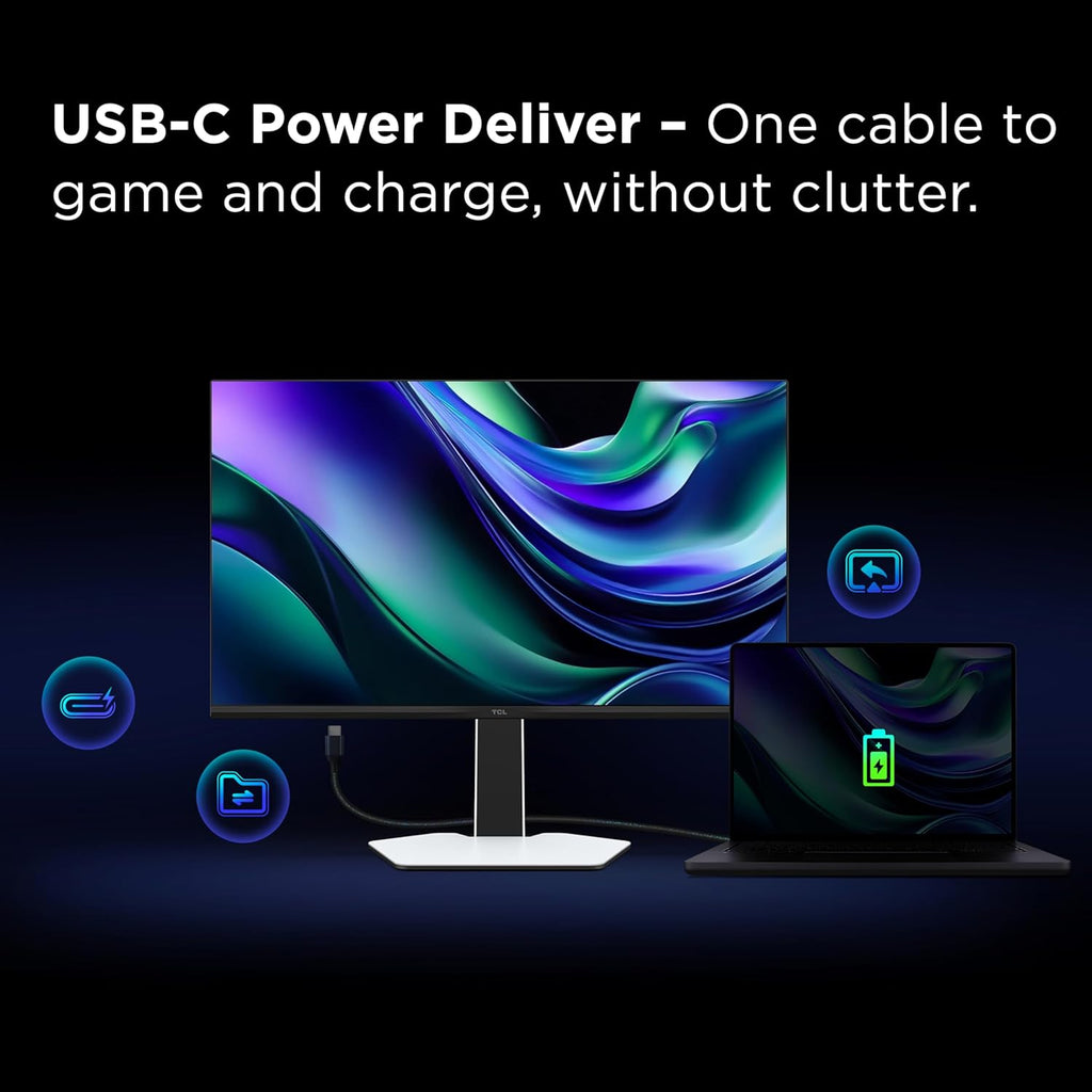 TCL 32' R84 Series 4K UHD HDR QD-Mini LED Gaming Monitor (32R84, 2025 Model) Halo Control System, 165Hz Refresh Rate, LD1400 Precise Dimming, HDR1400 Brightness, 1ms, AMD FreeSync, NVIDIA G-SYNC