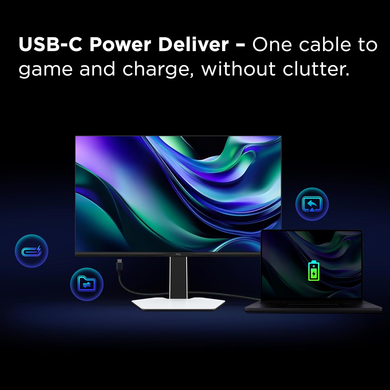 TCL 32' R84 Series 4K UHD HDR QD-Mini LED Gaming Monitor (32R84, 2025 Model) Halo Control System, 165Hz Refresh Rate, LD1400 Precise Dimming, HDR1400 Brightness, 1ms, AMD FreeSync, NVIDIA G-SYNC