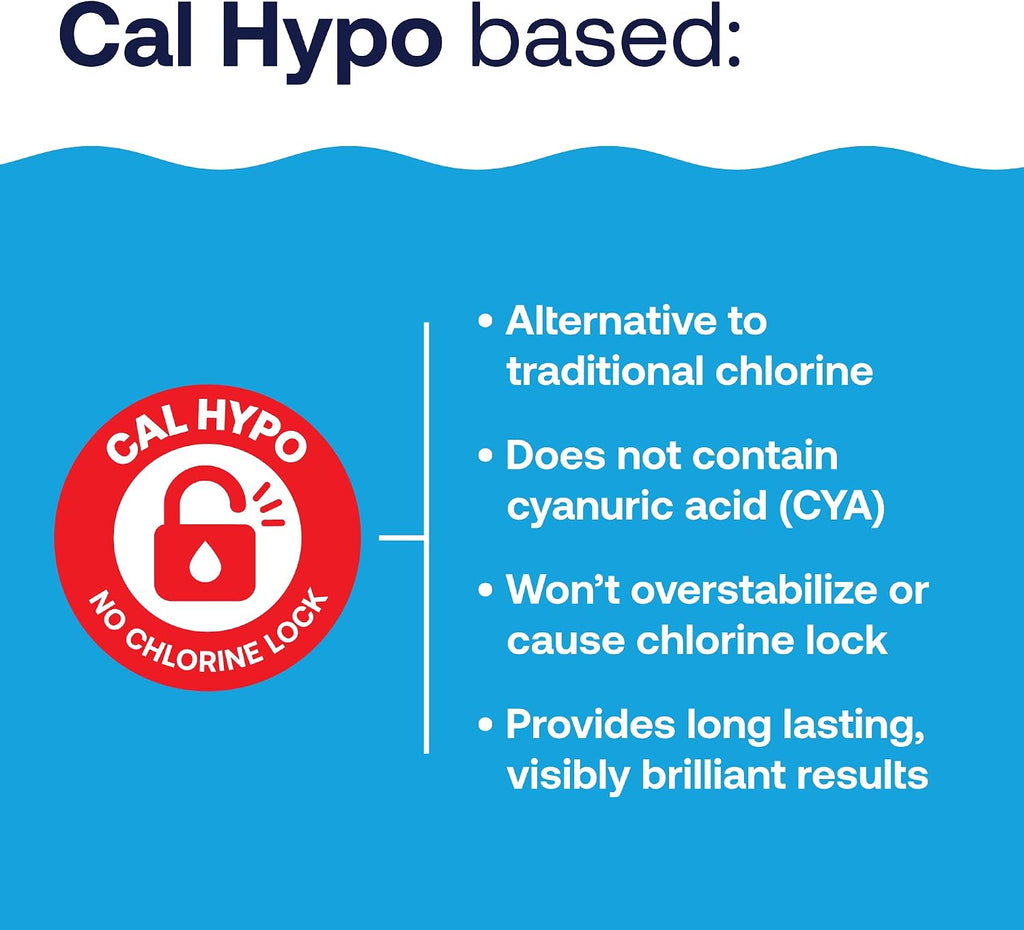 HTH Pool Care Chlorine Granules Ultra, Swimming Pool Chlorinating Sanitizer & Shock, Kills Bacteria & Algae, 18 lbs