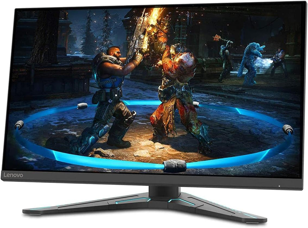 Lenovo G27-20 27-inch Gaming Monitor, FHD, IPS, 144Hz, 1ms, FreeSync Premium and NVIDIA G-SYNC Compatible, NearEdgeless, VESA Mount, Height and Tilt Adjust, HDMI, DP