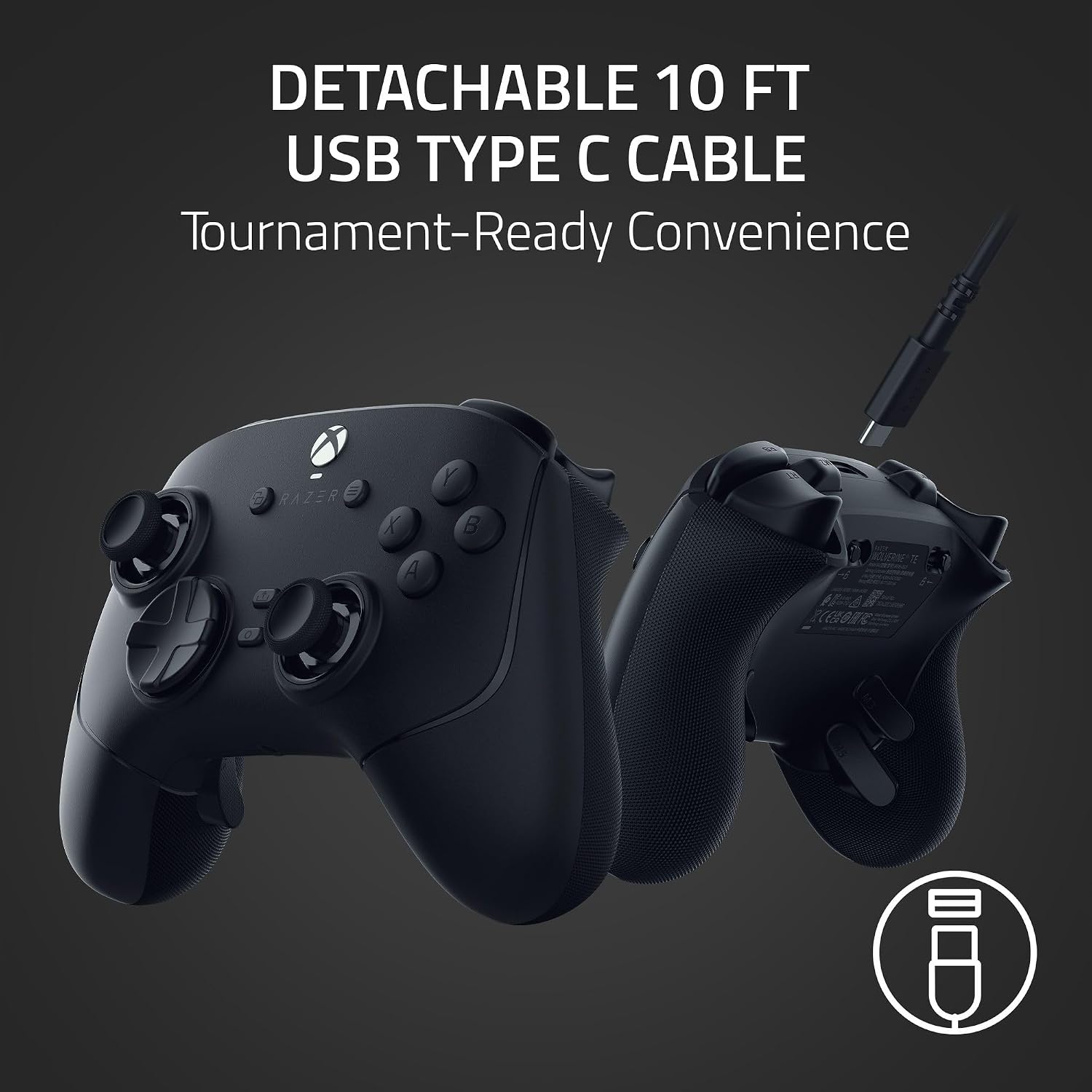 Razer Wolverine V3 Tournament Edition Wired Gaming Controller + BlackShark V2 X Xbox Gaming Headset: Licensed for Xbox Series X|S, Xbox One, Windows PC