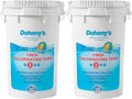 Doheny's 3-Inch Stabilized Chlorine Tablets for Sanitizing Swimming Pools | 99% Pure Tri-Chlor, 90% Available Chlorine | Long-Lasting, UV-Protected, Slow-Dissolving | Individually Wrapped 100lb Bucket