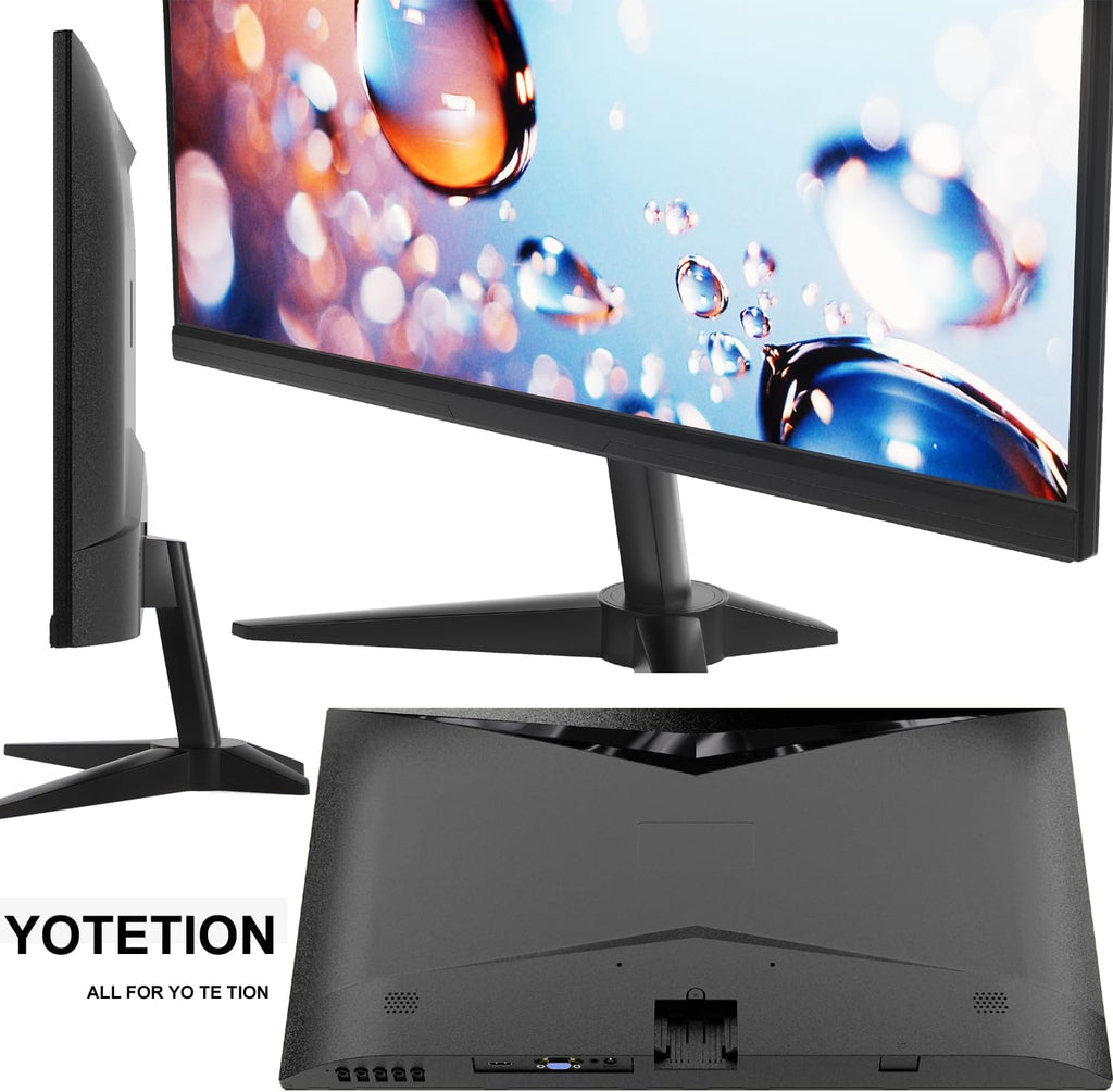 19.5-inch Professional HD Monitor (1440 x 900), 75Hz Refresh Rate Dual Pack, Without Audio, Visual Protection Technology, Blue Light Filter, and Flicker-Free Technology (HDMI and VGA Ports)