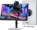 KTC 27 Inch Dual Mode Mini LED Monitor - 4K UHD at 160Hz & 1080P FHD 320Hz Gaming Monitor, 65W Type-C Port, HDR1400 Fast IPS Panel, Adaptive-Sync, HDMI 2.1 & DP 1.4, Height Adjustment, VESA(Renewed)