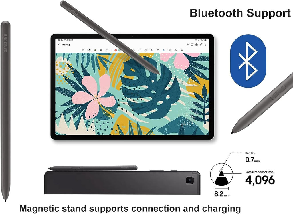 Samsung Galaxy Tab S6 Lite Android Tablet (10.4' 2K Touchscreen, 128GB Storage(64GB+64GB SD Card), S Pen for Note-Taking, Drawing, 14-Hr Long Battery Life, 5MP + 8MP Camera, Durable) SM-P620, Gray