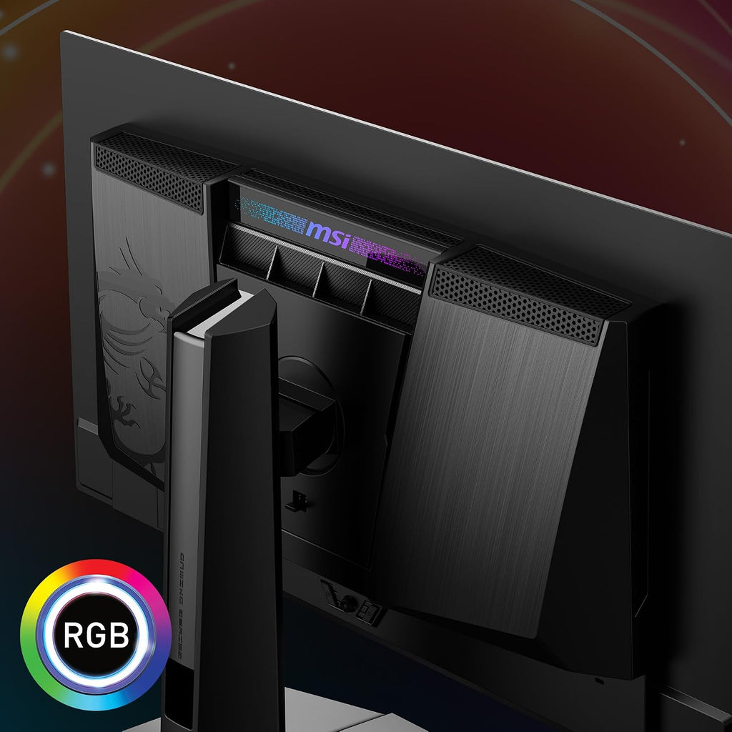 MSI MPG 271QRX QD-OLED Gaming Monitor, 27' OLED, 2560 x 1440 (QHD), 0.03ms Response Time, 360Hz, True Black HDR 400, HDMI, DP, USB-C, Tilt, Height (Renewed)