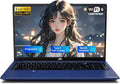 NIMO 15.6' IPS FHD-Student-Laptop, Intel Twin Lake N150 (4 Cores Up to 3.6GHz) with 2-Years-Warranty, 65W Type-C, Fingerprint, Backlit Keyboard, 53.58Wh Battery 8GB RAM 256GB SSD for Office and Home