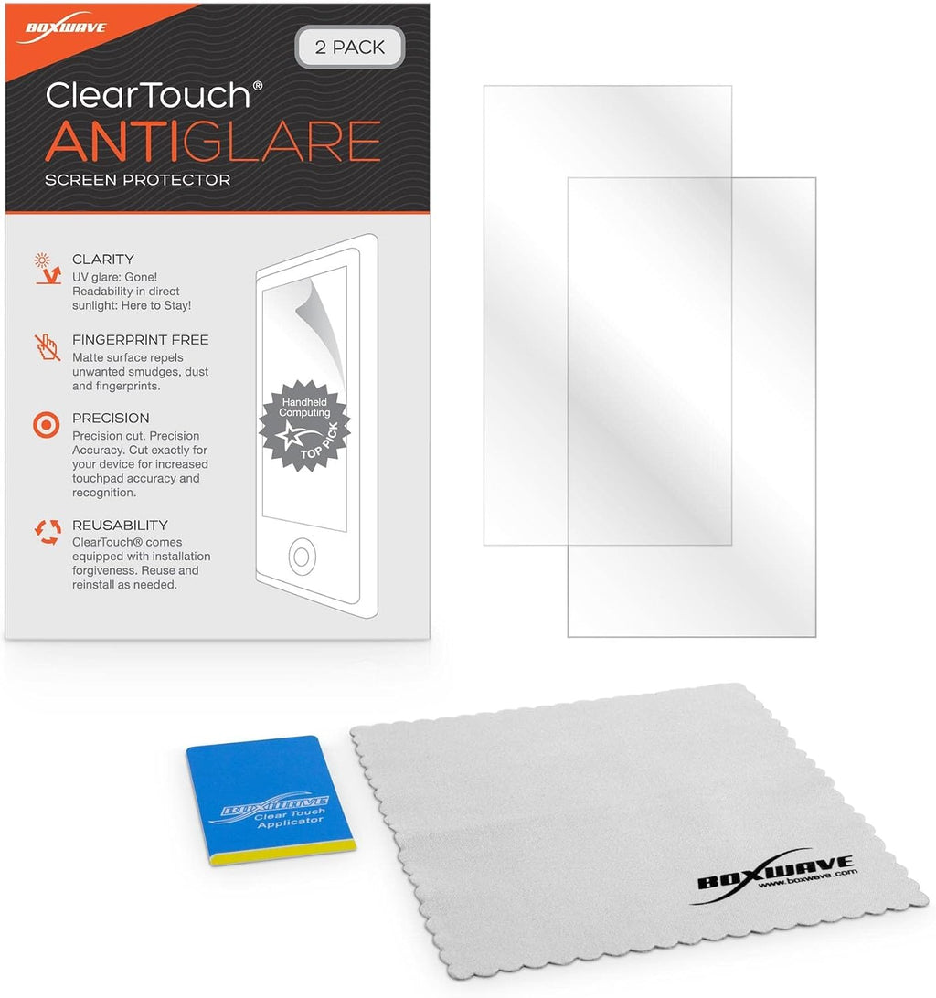 BoxWave Screen Protector Compatible with Alienware Curved PC Gaming Monitor AW3423DW (34 in) - ClearTouch Anti-Glare (2-Pack), Anti-Fingerprint Matte Film Skin