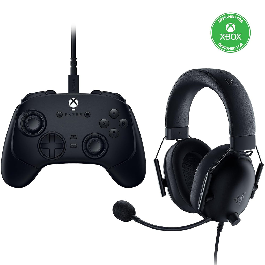 Razer Wolverine V3 Tournament Edition Wired Gaming Controller + BlackShark V2 X Xbox Gaming Headset: Licensed for Xbox Series X|S, Xbox One, Windows PC