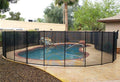 VINGLI Pool Fence 4Ft x 48FtSwimming Pool Fence in Ground Pool Safety Fencing, Black