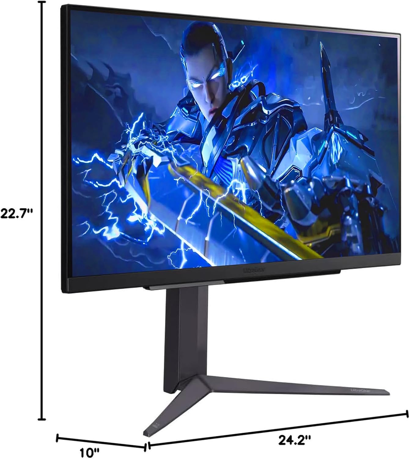LG 27' Ultragear QHD (2560x1440) IPS Gaming Monitor, 240Hz, 1ms, G-Sync AMD FreeSync Premium, 100% sRGB, HDR400, 1 x DisplayPort, 2 x HDMI, 4-Pole HP Out DTS GP:X, Tilt/Height/Pivot Stand, Black