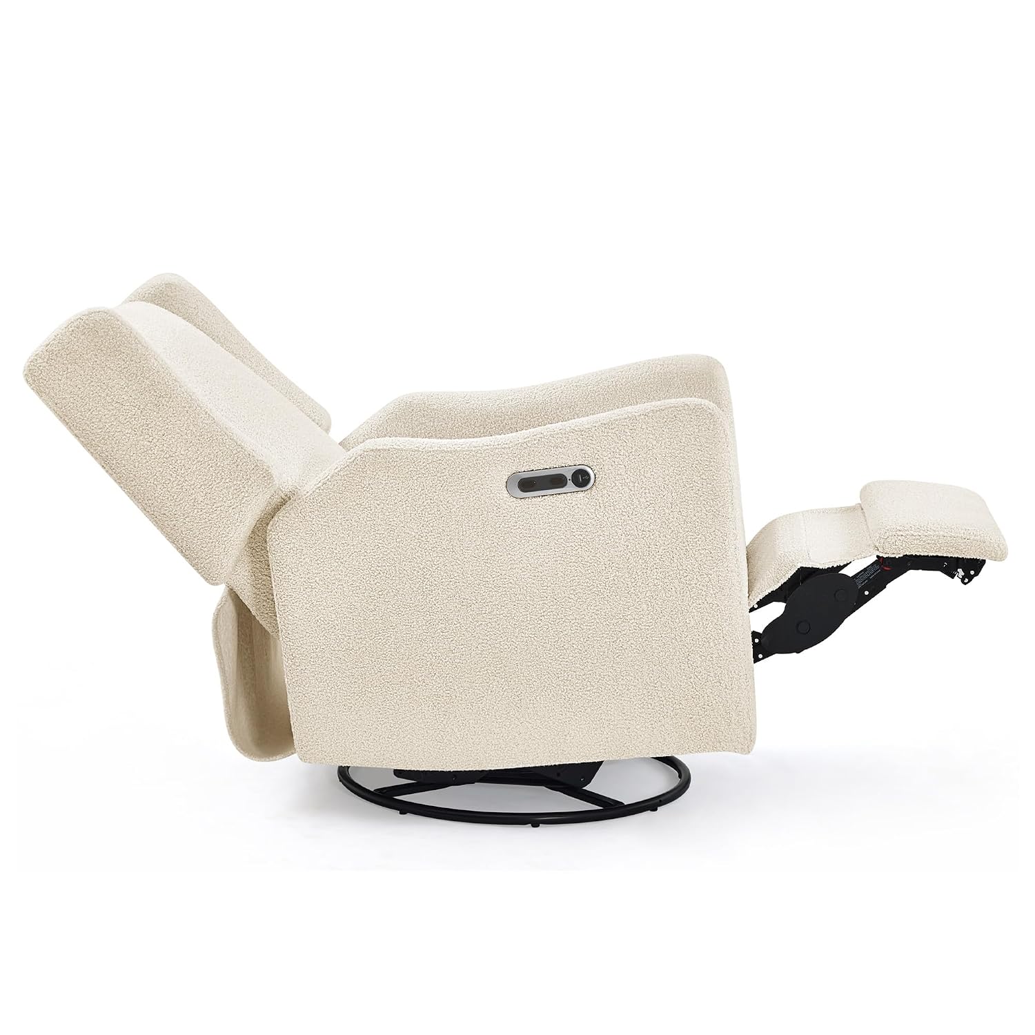 Delta Children Mercer Electronic Power Recliner and Swivel Glider with USB-A and Type-C Ports - Greenguard Gold Certified - Stain-Resistant Performance Fabric is Oeko-TEX Standard 100 Certified, Shell
