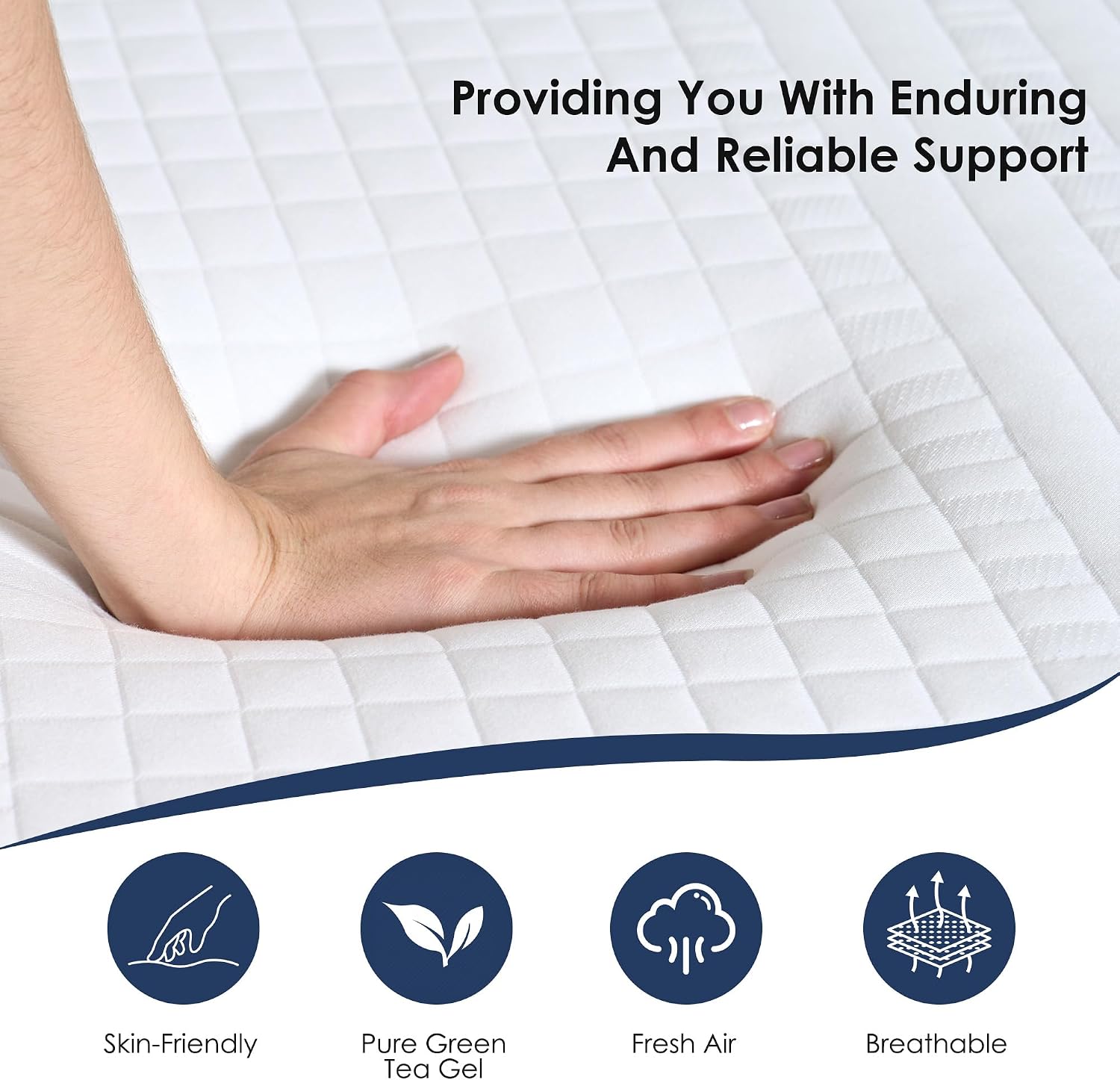 Queen Size Mattresses 12 Inch, Cooling Gel Infused Memory Foam Mattres in a Box, Used for Restless Sleepers and Deeper Rest, CertiPUR-US Certified & Fiberglass Free, Washable Cover