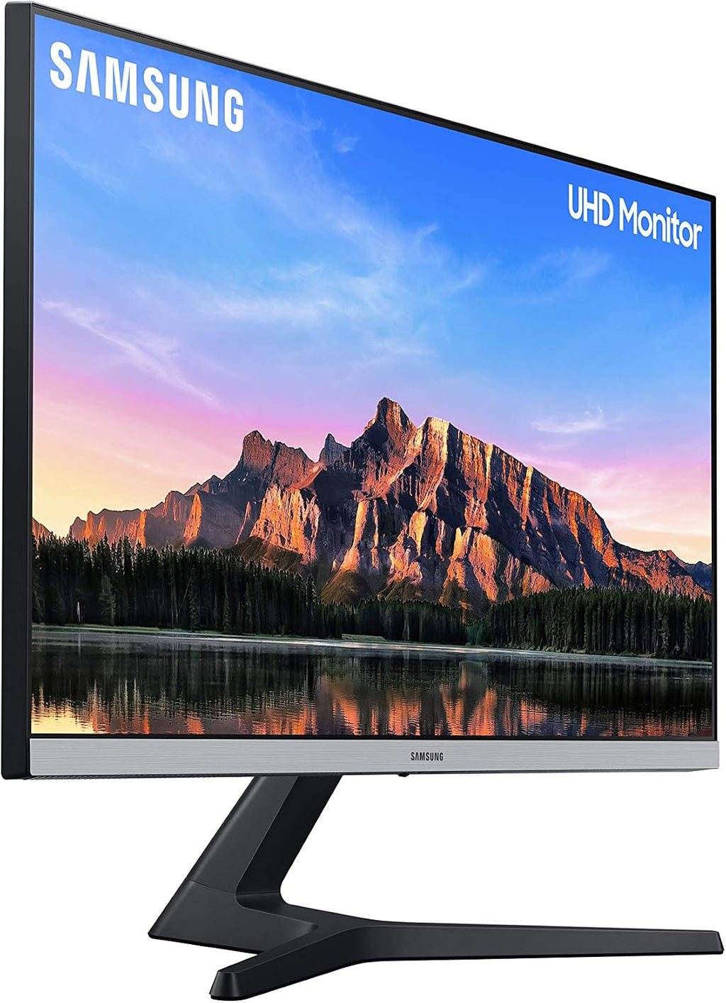 Samsung 28 inch (70.8 cm) 4K UHD Monitor with Bezel Less Design and IPS Display Panel (Dark Blue Gray) - LU28R550UQWXXL