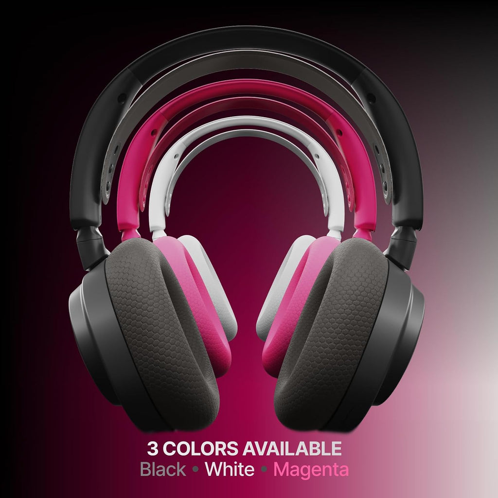 SteelSeries Arctis Nova 7X Wireless Gen 2 Gaming Headset - Real-Time App Control, 50+ HR Play, Neodymium Drivers, Mix 2.4GHz/Bluetooth, Xbox, PC, PS5/PS4, Switch 1/2, Mobile - Black