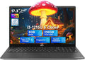 NIMO 17.3' IPS FHD-Business-Laptop, Intel 6 Core i3-1215U (Beat i5-1135G7 Up to 4.4GHz) Computer with 65W Type C 8GB RAM 256GB SSD Fingerprint Backlit Keyboard Wi-Fi 6 Numpad Win 11