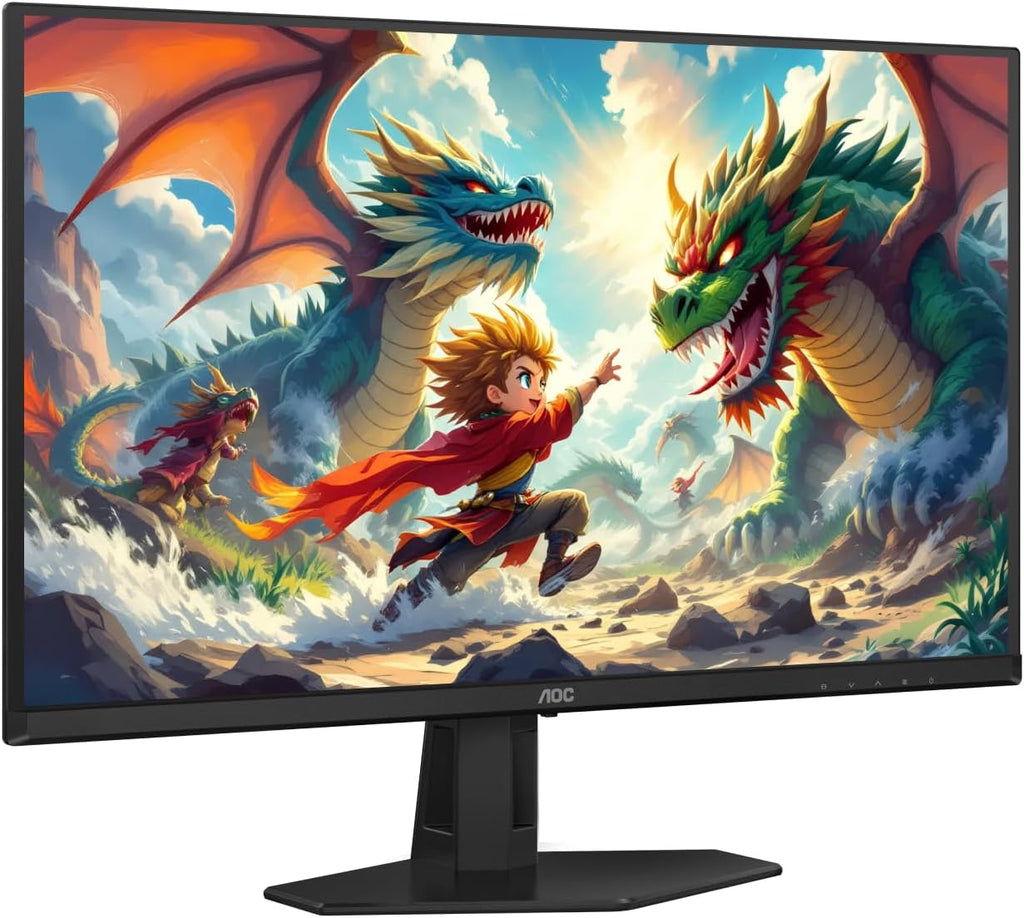 AOC 27' QD OLED Gaming Monitor, QHD 2560x1440, 240Hz, 0.03ms GtG, G-SYNC Compatible, HDR Ready, DisplayPort, HDMI, VESA Mountable, Console Gaming Ready, Q27GAZD