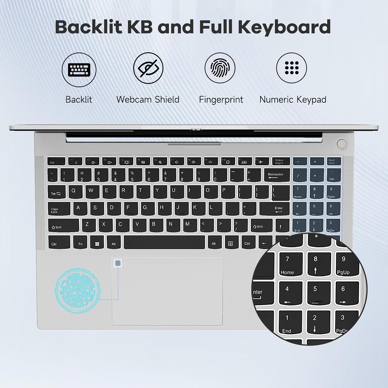 NIMO 15.6'' FHD IPS Business-Laptop-Computer - AMD Ryzen 5 6600H, 32GB DDR5 RAM 2TB SSD(Beat R7 5700U, 6 Cores Up to 4.5GHz), 100W Type-C, 6 Cores 660M GPU, Fingerprint, Backlit Keyboard, Win 11