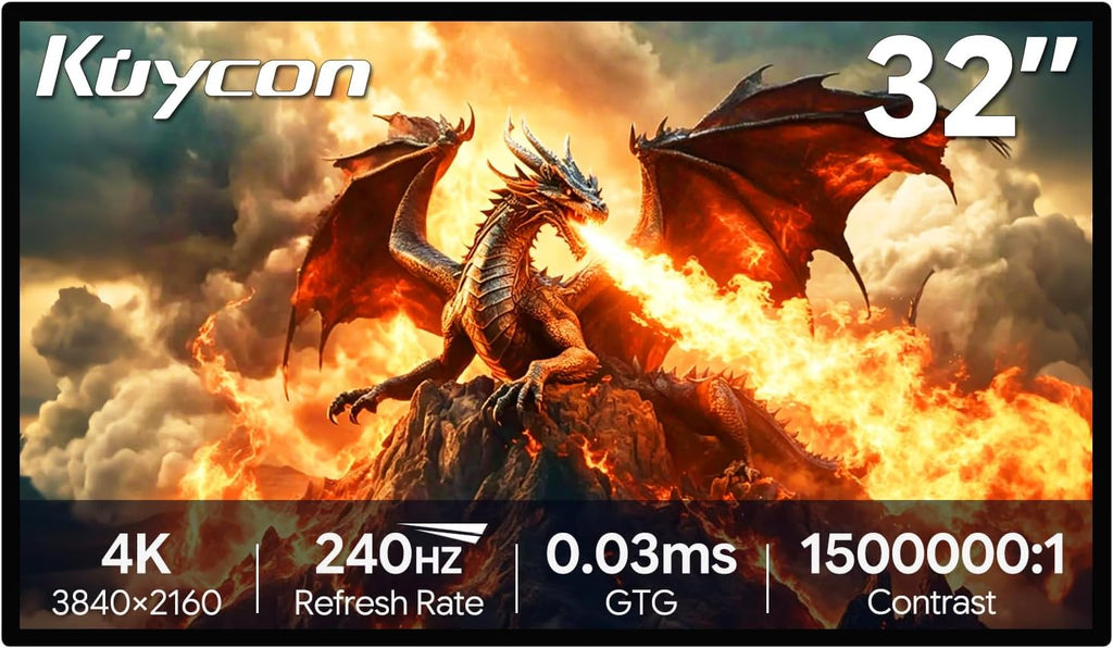 Q32S 32' 4K 240Hz QD-OLED Glossy Monitor, 0.03ms, 99% sRGB, 99% DCI-P3, 10-Bit Color, HDR, 1500000:1 Contrast Ratio, Eye Care (Honeycomb - Without Stand)