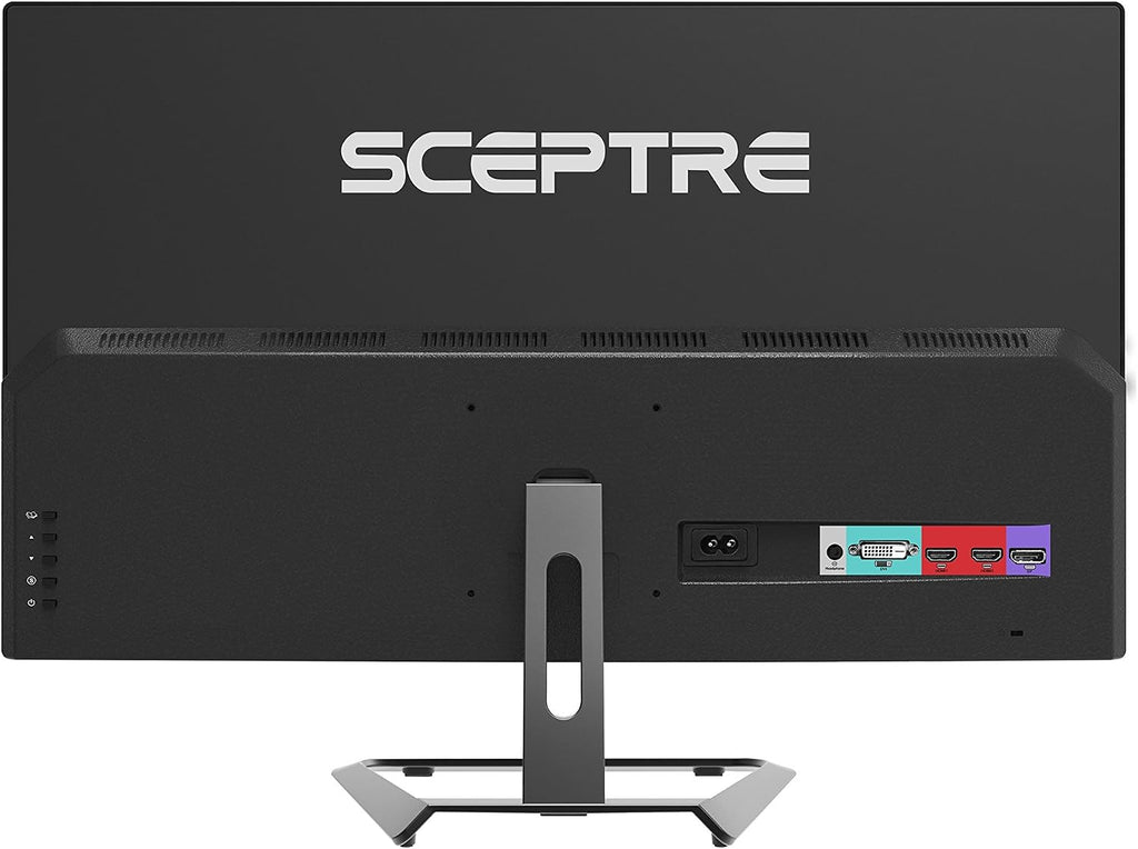 Sceptre 27 Inch IPS Ultra 4K LED Monitor U278W-4000R, UHD 3840x2160, HDMI 2.0 DVI DisplayPort Speakers, Metallic Black (2017)