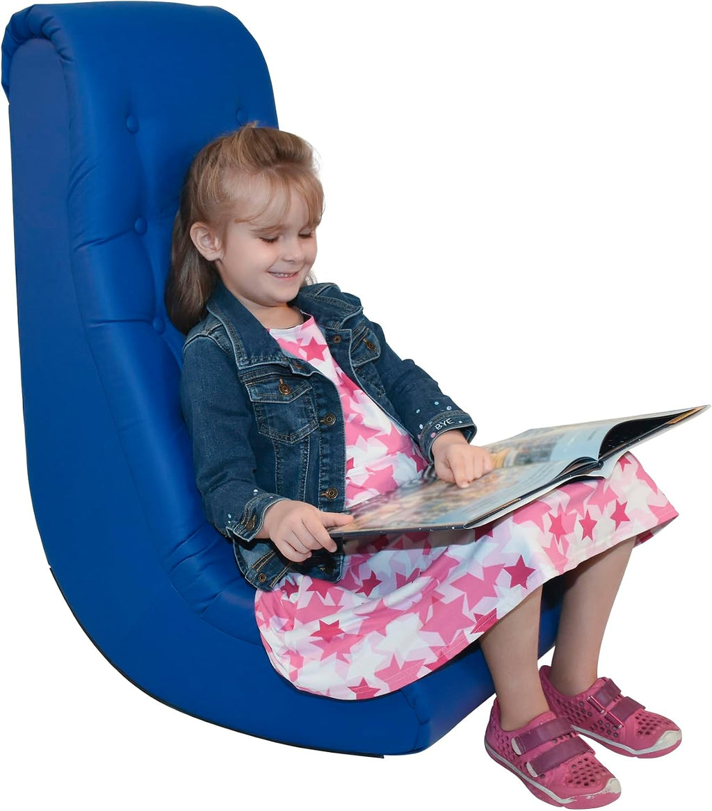 Califone Deluxe Soft Rocker - 28 X 17-1/2 X 33-7/8 INCHES - Blue