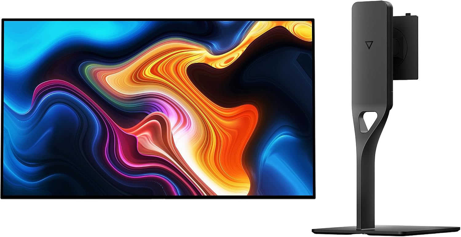 DOUGH Spectrum Black 32' ES07EFE 4K 240Hz Dual-Mode OLED with Gorilla Glass Monitor and Stand ES07D04 Bundle (Monitor with Stand)