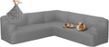 Sectional Couch Covers L Shape Sofa Cover 1-Piece Stretch Corner Couch Covers Non Slip Washable Sofa Slipcovers Soft Fleece Furniture Protector for Dogs Pet (Medium, Gray)
