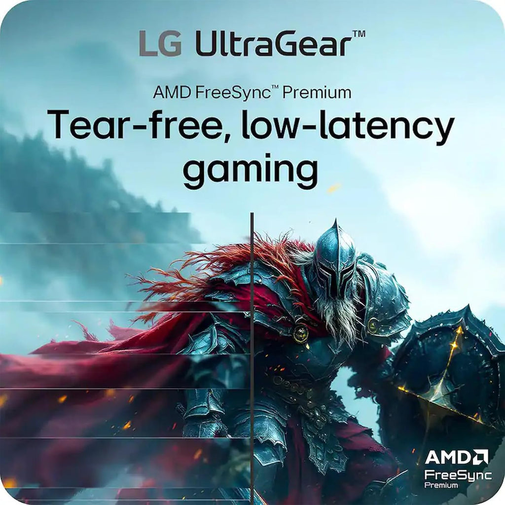 LG Ultragear 27' QHD Gaming Monitor, 1440p IPS Display, 200Hz, 1ms Response, DisplayHDR 400, FreeSync Premium, HDMI, Displayport, USB Type-C, Tilt/Height/Swivel & Pivot Adjustment Stand