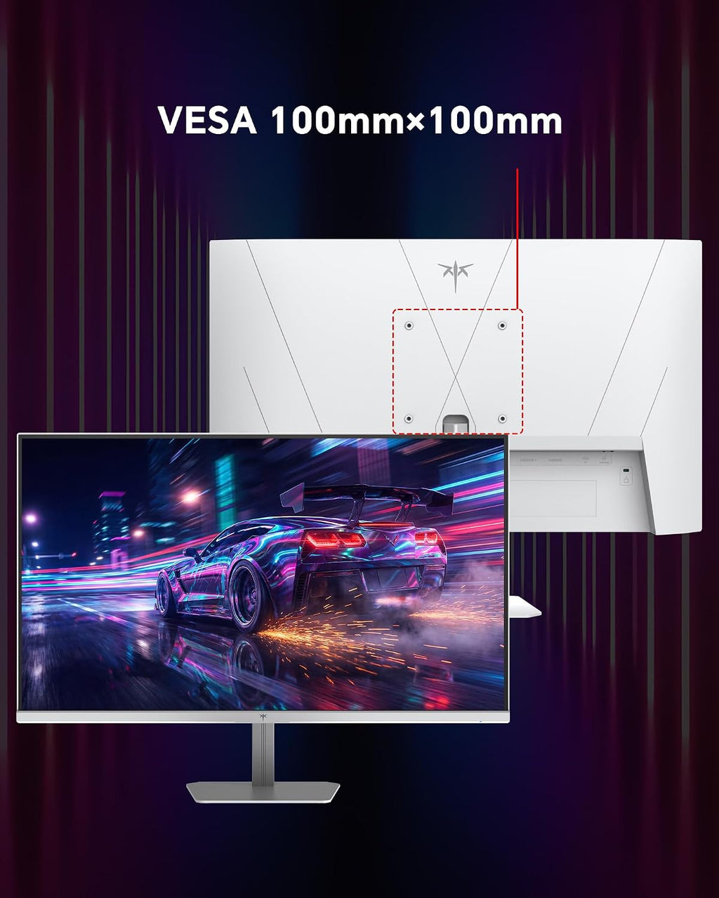 KTC 24 Inch 240Hz Gaming Monitor,1080P PC Computer Monitor FHD, Fast IPS Panel, HDR 400, Adaptive Sync, 1ms(MPRT), 116% sRGB, HDMI Display Port, Eye Care, VESA Mount, White H24F7