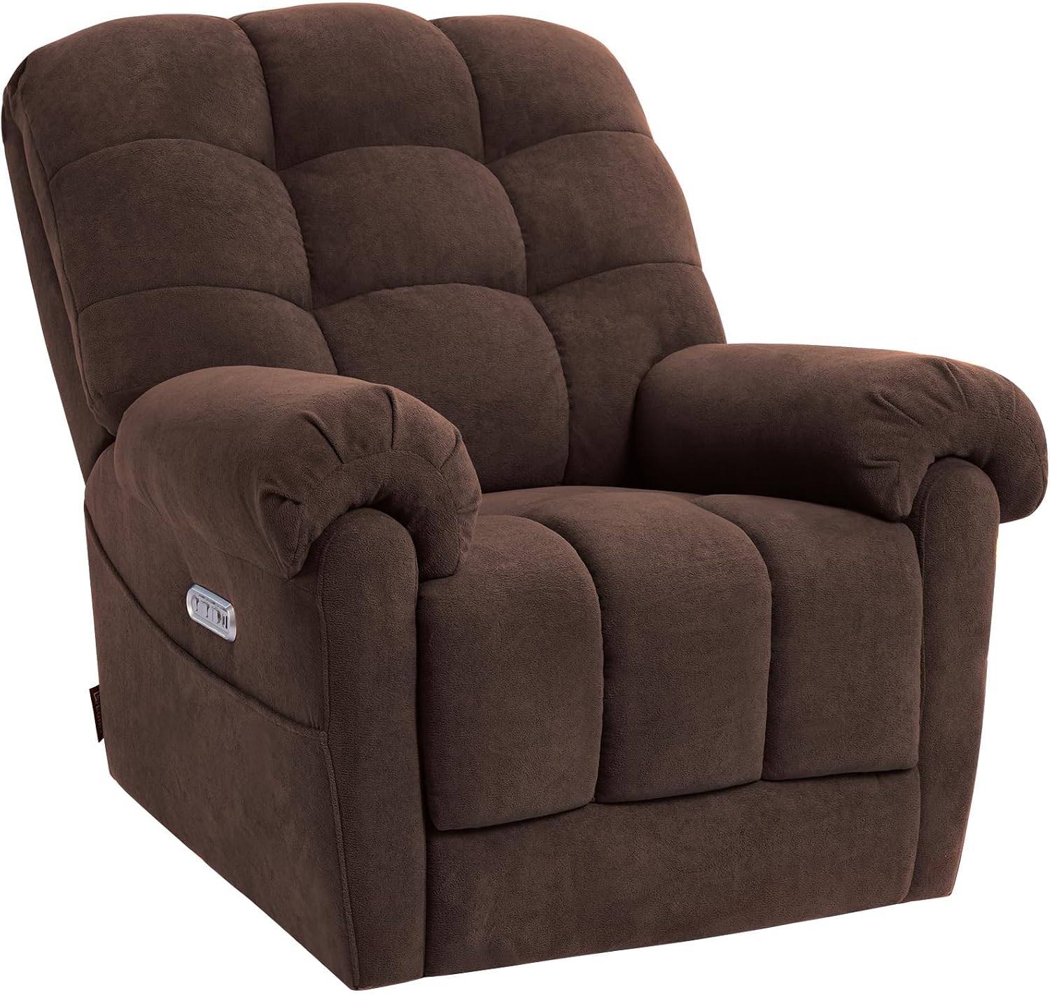 EONIX Mordern Massage Rocker Recliner Chair, Dual Motor Power Rocking Recliners for Small Spaces, Lazy Boy Recliner Chair with Heat and Massage for Living Room, Bedroom, Study, Coffee