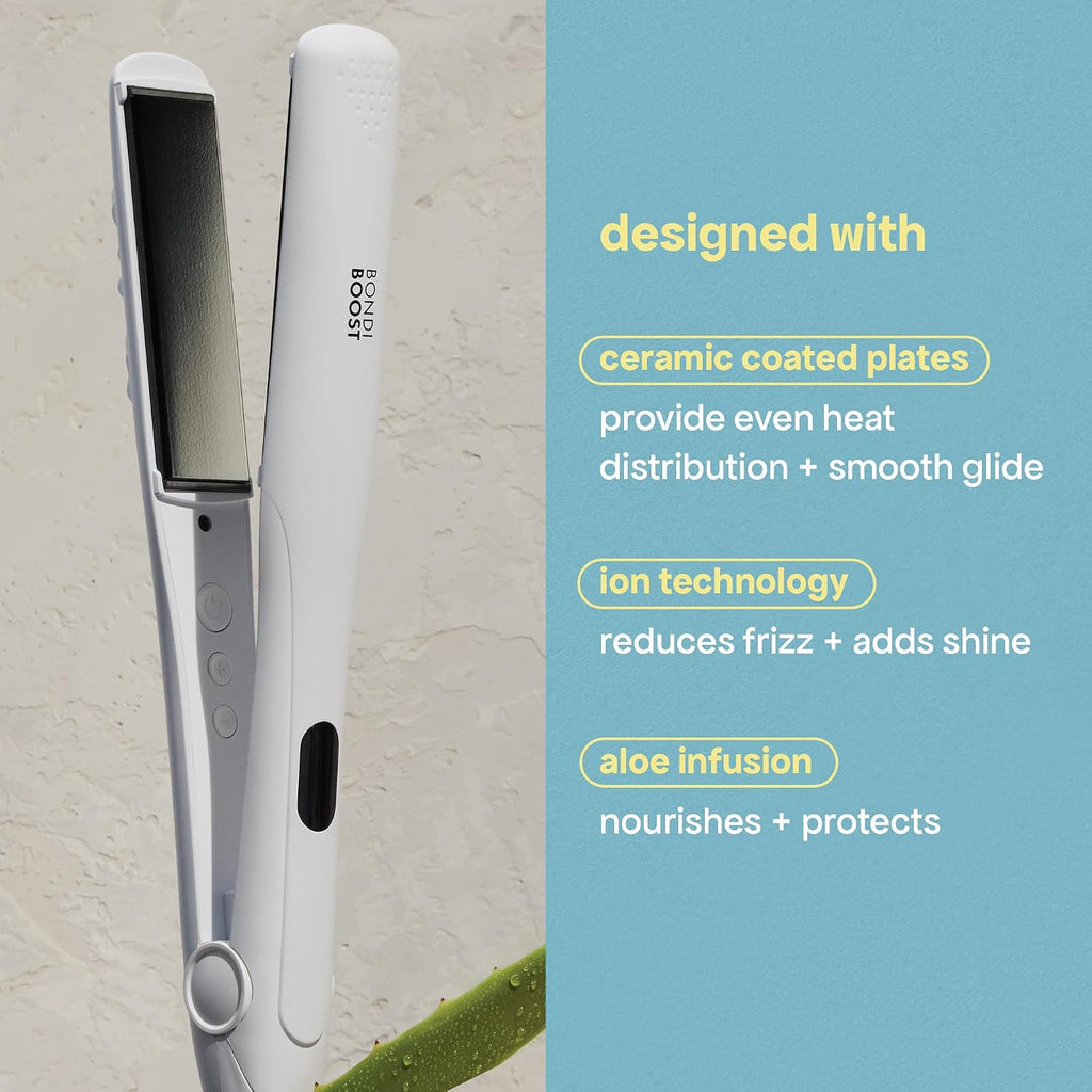 BondiBoost Aloe Plated Flat Iron 1' US