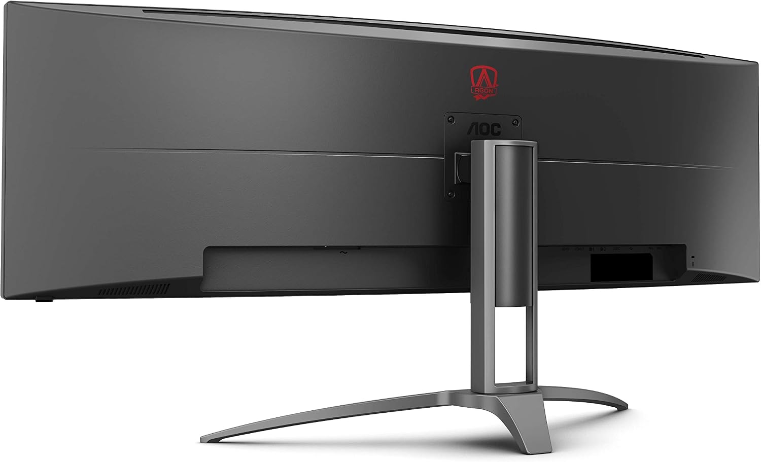 AOC Agon Curved Gaming Monitor 49' (AG493UCX), Dual QHD 5120x1440 @ 120Hz, VA Panel, 1ms 120Hz Adaptive-Sync, 121% sRGB, Height Adjustable, 4-Yr Zero Dead Pixels Manufacturer Guarantee