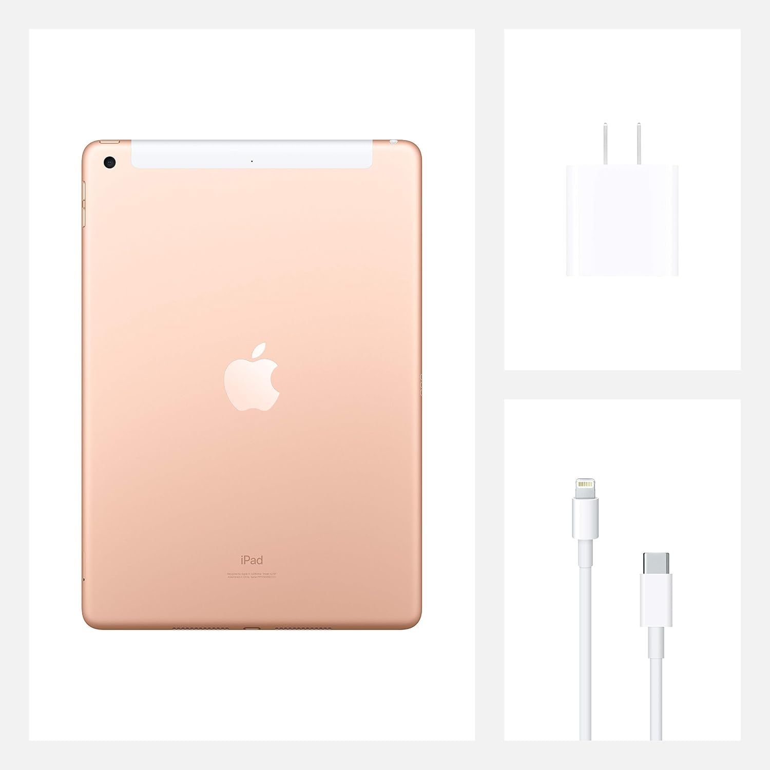 Apple iPad (10.2-inch, Wi-Fi + Cellular, 32GB) - Gold (Renewed Premium)