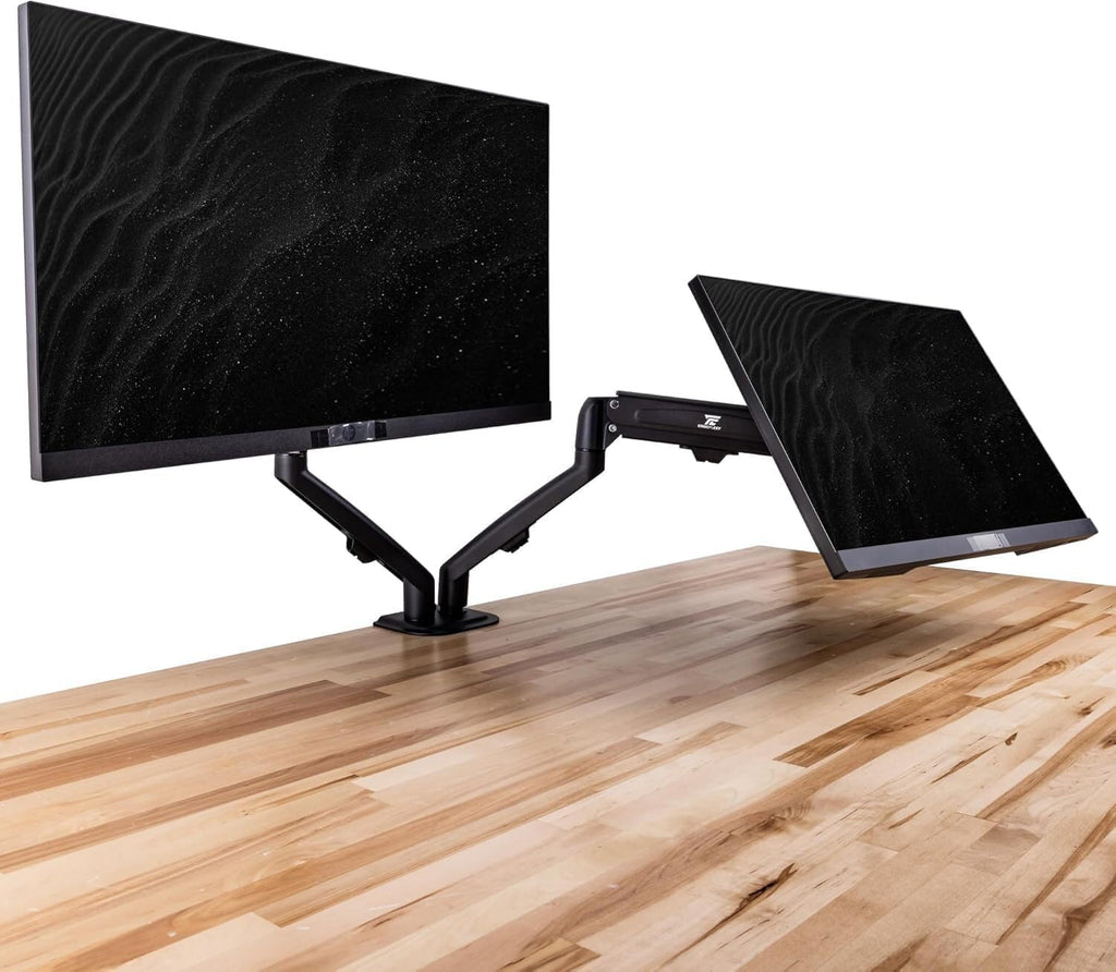 acer Vero V7 V277 Gbmipx 27' FHD IPS Monitor w/ 4ms Response Time, Anti Glare, VESA Mount (100mm), VGA, HDMI & Black Color (UM.HV7AA.G07) 2 Pack with Dockztorm Hub & ErgoFlexy Dual Monitor Mount