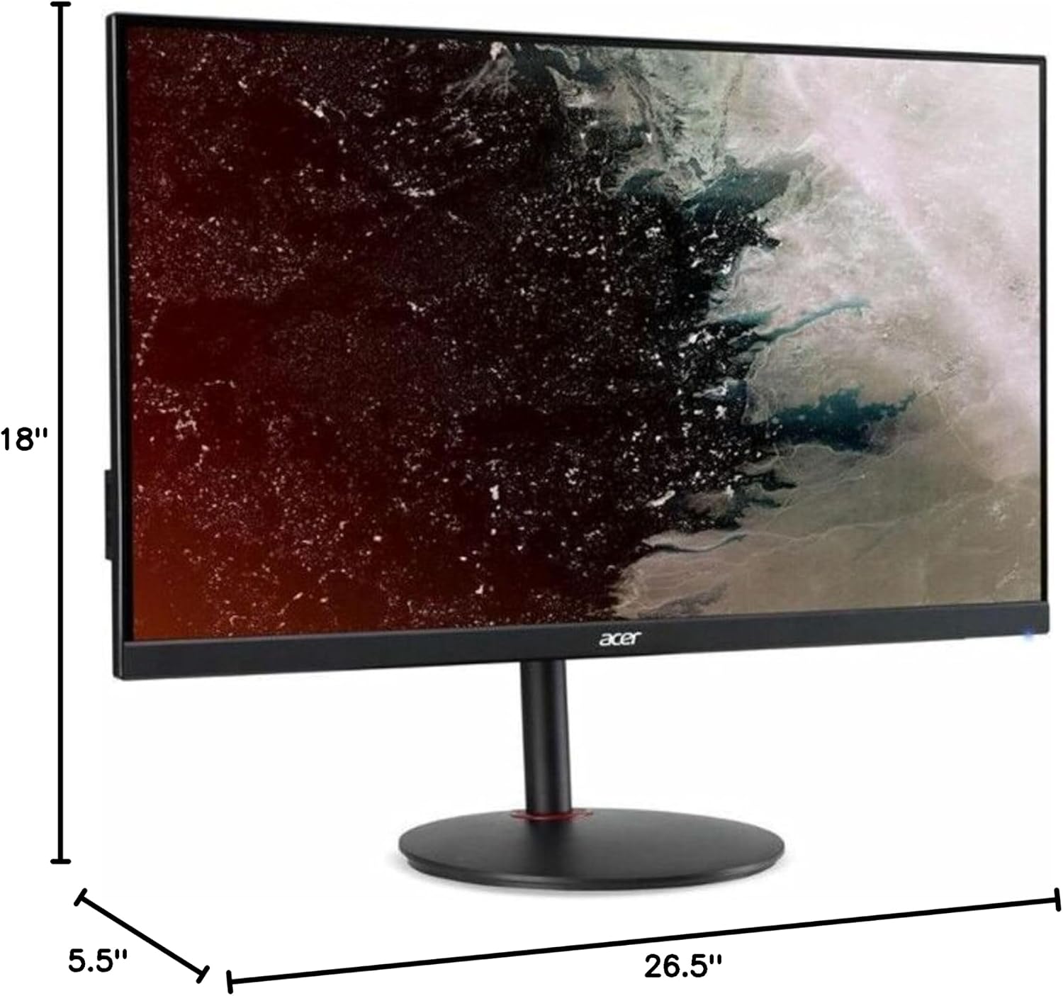 Acer Nitro VG272U V3 27' Class WQHD Gaming LED Monitor - 16:9 - Black