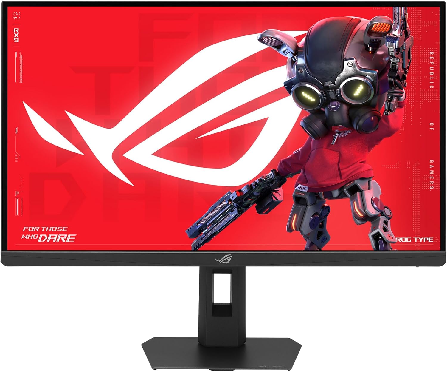 ASUS ROG Strix 27' 5K HDR Gaming Monitor (XG27JCG) – 5120x2880, 180Hz, 0.3ms, Fast IPS, Dual Mode (180Hz or QHD 330Hz), Extreme Low Motion Blur Sync, G-SYNC Compatible, DisplayWidget, 3 yr Warranty