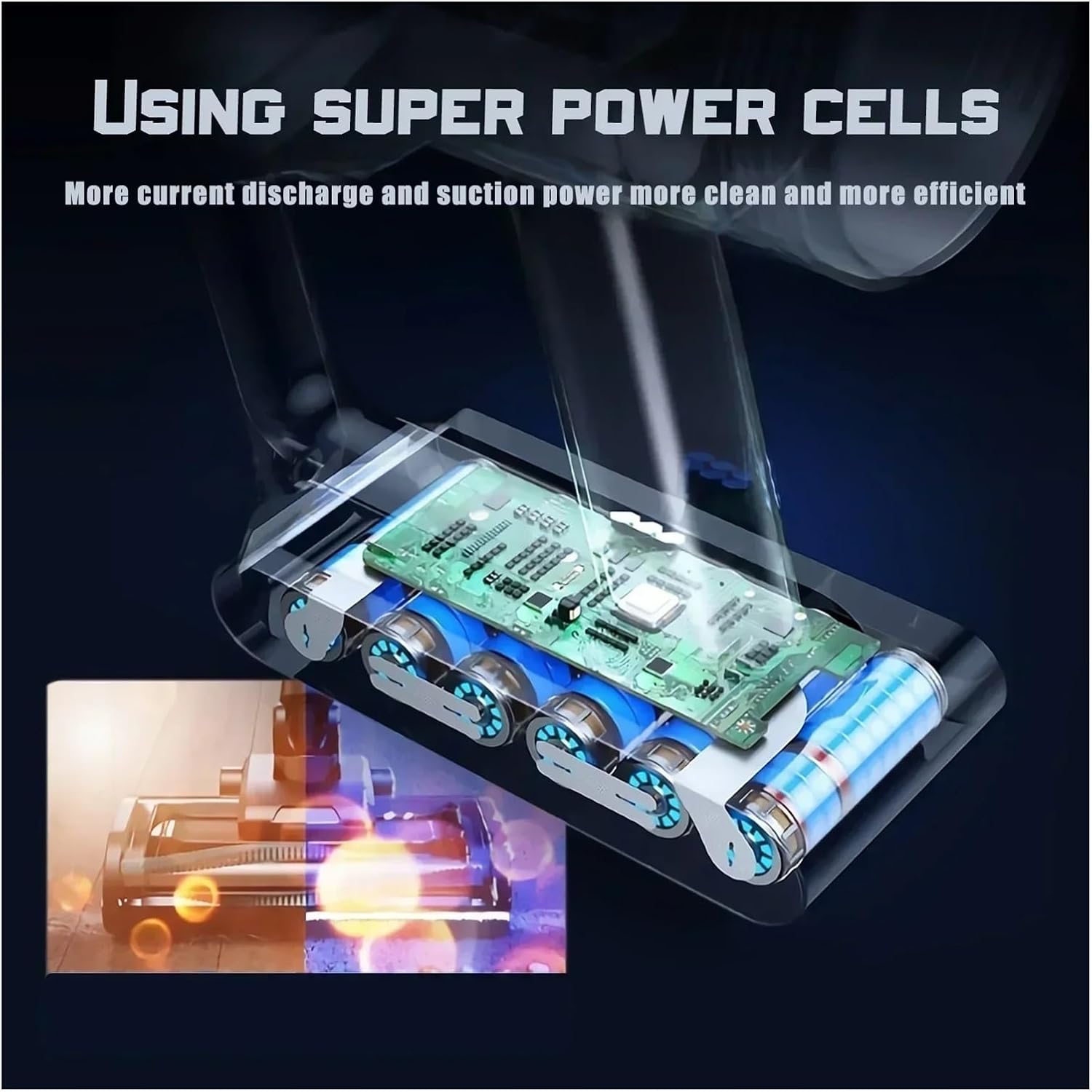 OUTMX 21.6V 25.2V 6000mAh/8000mAh Compatible for Dyson Battery Full Range V6 V7 V8 V10 V11 DC58 SV10 SV11 SV12 SV14 SV15 Vacuum Cleaner Replacement Batteries(V11 SV15 6000mAh)