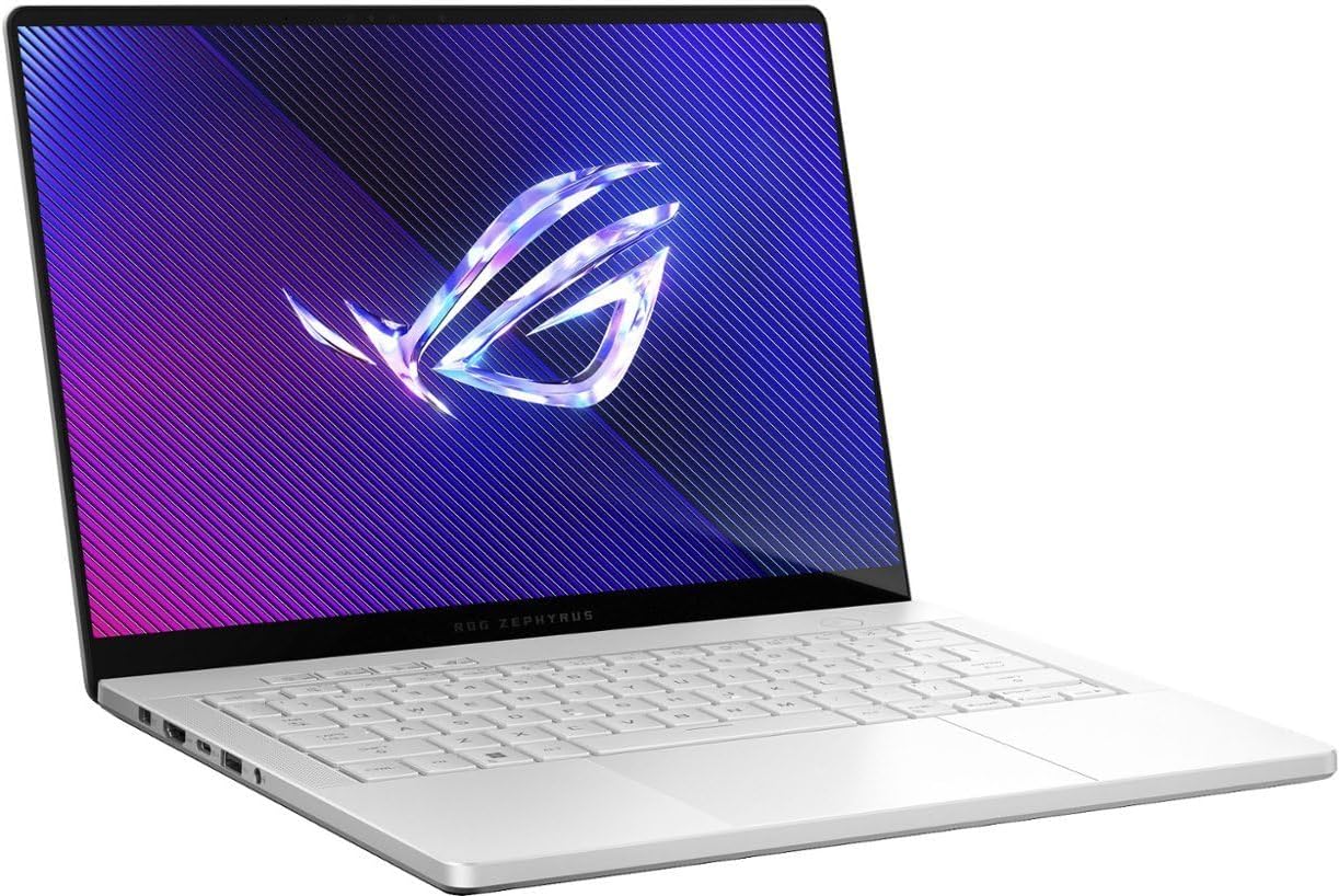 ASUS ROG Zephyrus G14 14.0' OLED Gaming Laptop (Ryzen 9 8945HS, RTX 4060, 16GB RAM, 1TB SSD, RGB Backlit Keyboard, WiFi 6E, Micro SD, Win11H) W/Dockztorm